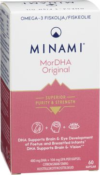 Minami MorDHA Orginal 80% Omega-3 Kapslar, 60 st