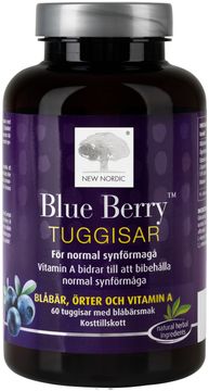 Blue Berry Tuggisar Tuggvitamin, 60 st