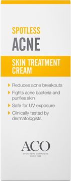 ACO Spotless Acne Skin Treatment Cream Behandling mot akne, 30 g