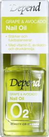 Depend O2 Grape & Avocado Nail Oil Vårdande nagelolja 10 ml