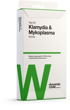 Dynamic Code Klamydia & Mykoplasma Kvinna Test med självprovtagning, 1 st