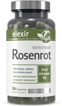 Elexir Pharma Rosenrot Kosttillskott. 80 tabletter