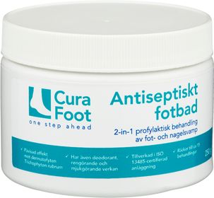 CuraFoot Antiseptiskt Fotbad Medicinskt fotbad, 250 g