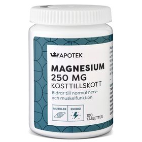 Kronans Apotek Magnesium 250 mg Tabletter 100 st