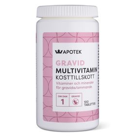 Kronans Apotek Multivitamin Gravid Tablett, 100 st