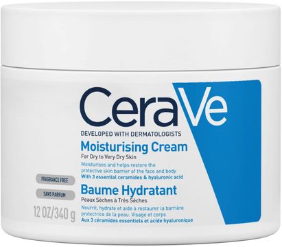 CeraVe Moisturizing Cream Fuktgivande kräm för extra torr hud 340 g