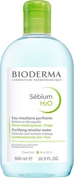 Bioderma Sebium H2O Rengöringsvatten, 500 ml