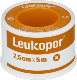 Leukopor Kirurgtejp Kirurgtejp 2,5 cm x 5 m
