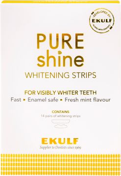 EKULF PURE shine Whitening strips, blekningsremsorna 14 st