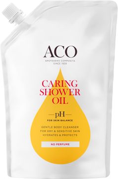 ACO Caring Shower Oil Refill Duscholja, 400 ml
