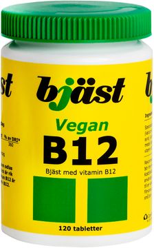 Bjäst B12 Vegan Kosttillskott B12 120t