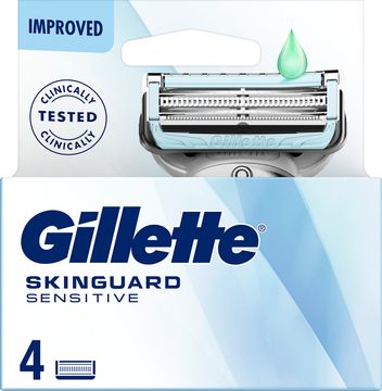 Gillette SkinGuard Sensitive Rakblad, 4 st