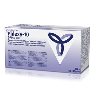 Phlexy-10 drinkmix pulver, svartvinbär-äpple 30 x 20 gram
