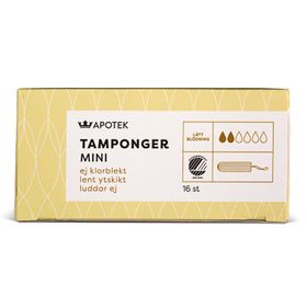 Kronans Apotek Tamponger Mini Tampong, 16 st