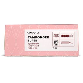 Kronans Apotek Tamponger Super Tampong, 16 st