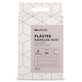 Kronans Apotek Plåster Känslig hud Plåster, 10 st