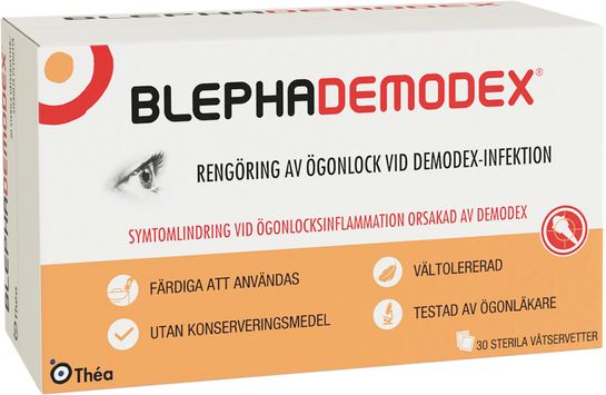 Blephademodex Sterila våtservetter 30 st