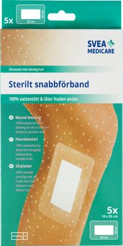 Svea Medicare Sterilt Snabbförband Vattentätt 10x20