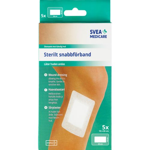 Sterilt Snabbförband 10x20     cm, 5 st 5 st
