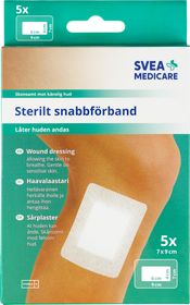 Svea Medicare Sterilt Snabbförband 7x9 Snabbförband 5 st