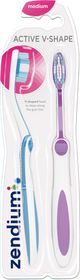 Zendium V-Shape Medium Tandborstar 2 st