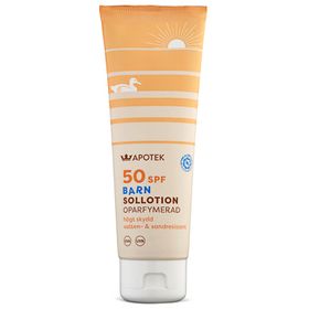 Kronans Apotek Sollotion SPF 50 Solskydd för barn parfymfri 125 ml