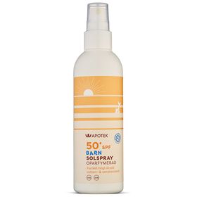 Kronans Apotek Solspray Barn SPF 50 Solskydd parfymfri 150 ml