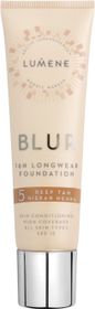 Lumene Blur 16h Longwear Foundation 5 Deep Tan Högtäckande foundation 30 ml