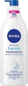 NIVEA Express Hydration Pump Body Lotion Kroppslotion 400 ml