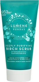 Lumene PUHDAS Deeply Purifying Birch Scrub Ansiktsskrubb 75 ml