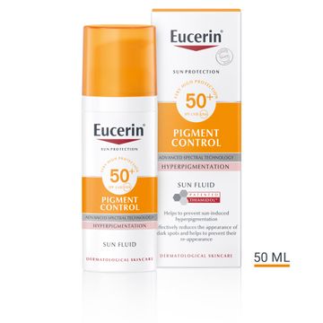 Eucerin Pigment-Control Sun Fluid spf50+ Solskydd, 50 ml