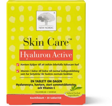 New Nordic Skin Care Hyaluron Active Tablett, 30 st