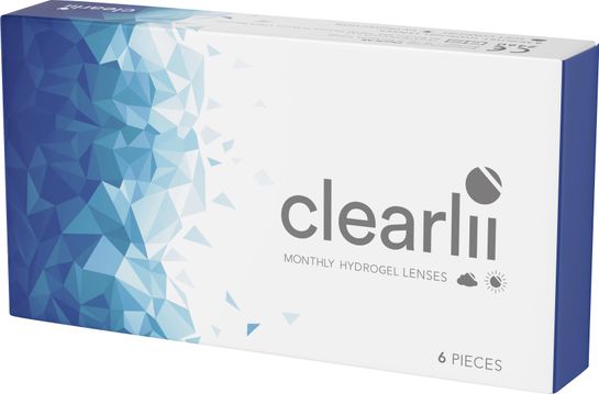 Clearlii Monthly Hydrogel +2.50 Månadslins, 6 st