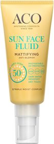 ACO Sun Face Mattifying Fluid SPF50+ Solskydd för ansiktet 40 ml