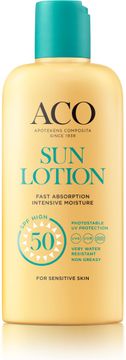 ACO Sun Lotion SPF 50 Solskydd, 200 ml