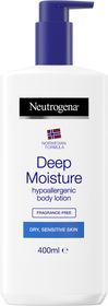 Neutrogena Norwegian Formula Deep Moisture Hypoallergenic Lotion Hudkräm, 400 ml