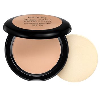 Isadora Velvet Touch Ultra Cover Compact Powder 66 Warm Beige, Puder