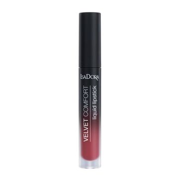 Isadora Velvet Comfort Liquid Lipstick Red Plum