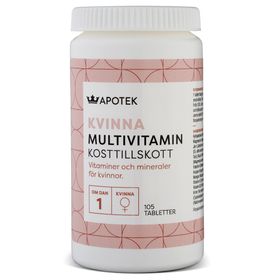 Kronans Apotek Multivitamin Kvinna Tabletter 105 st