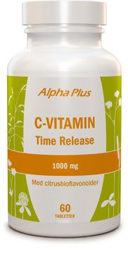 Alpha Plus C-vitamin Time Release 1000 mg Tabletter, 60 st