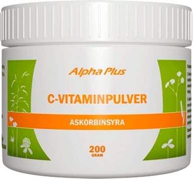 Alpha Plus C-vitaminpulver Pulver, 200 g