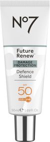 No7 Future Renew Defence Shield SPF 50 Dagkräm med solskydd 50 ml