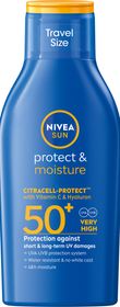 NIVEA Protect & Moisture Sun Lotion SPF50+ Solskydd kräm 100 ml