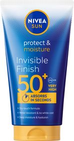 NIVEA Protect & Moisture Invisible Finish Lotion SPF50+ Solskydd kräm 150 ml
