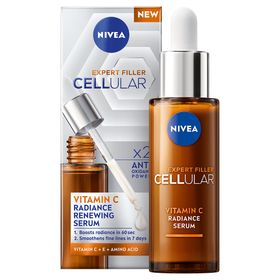 NIVEA Cellular Expert Filler Vitamin-C Radiance Serum Ansiktsserum för lyster 30 ml