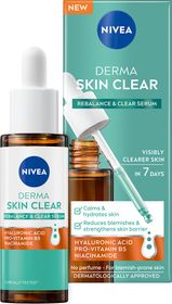 NIVEA Derma Skin Clear Rebalance & Clear Serum Ansiktsserum som minskar blemmor 30 ml