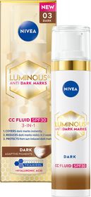 NIVEA Luminous630 Anti Dark-Spot CC Fluid 3-in-1 Dark​ Färgad dagkräm 40 ml