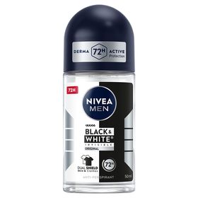 NIVEA Black & White Original Roll On Deodorant 50 ml