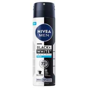 NIVEA Black & White Fresh Spray Deodorant 150 ml