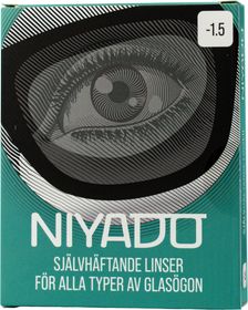 NIYADO Självhäftande Optiska Silikonlinser -1,5 Linser att fästa på dina glasögon 1 par